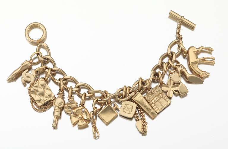 chanel charms bracelet