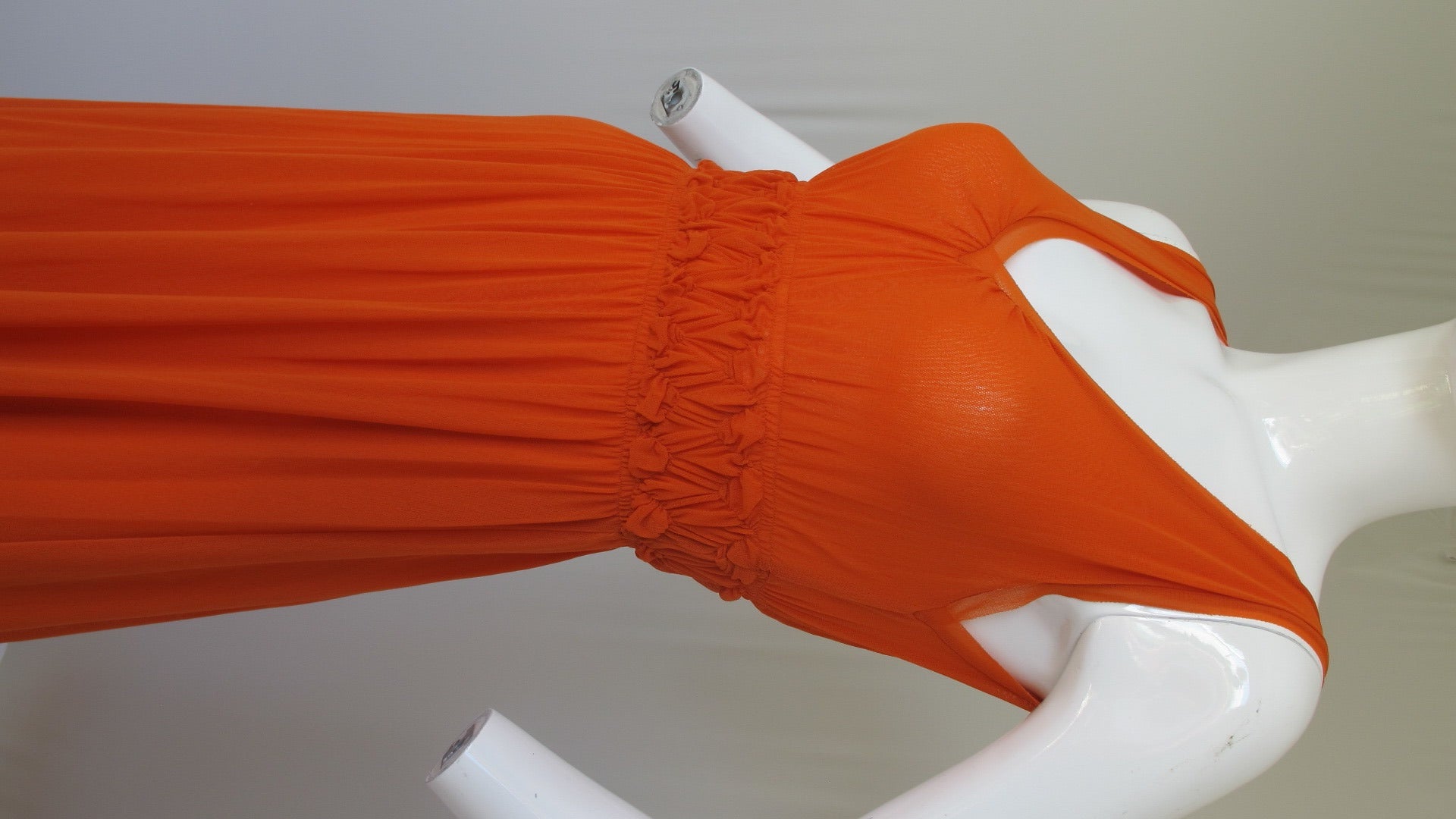 jean paul gaultier orange dress