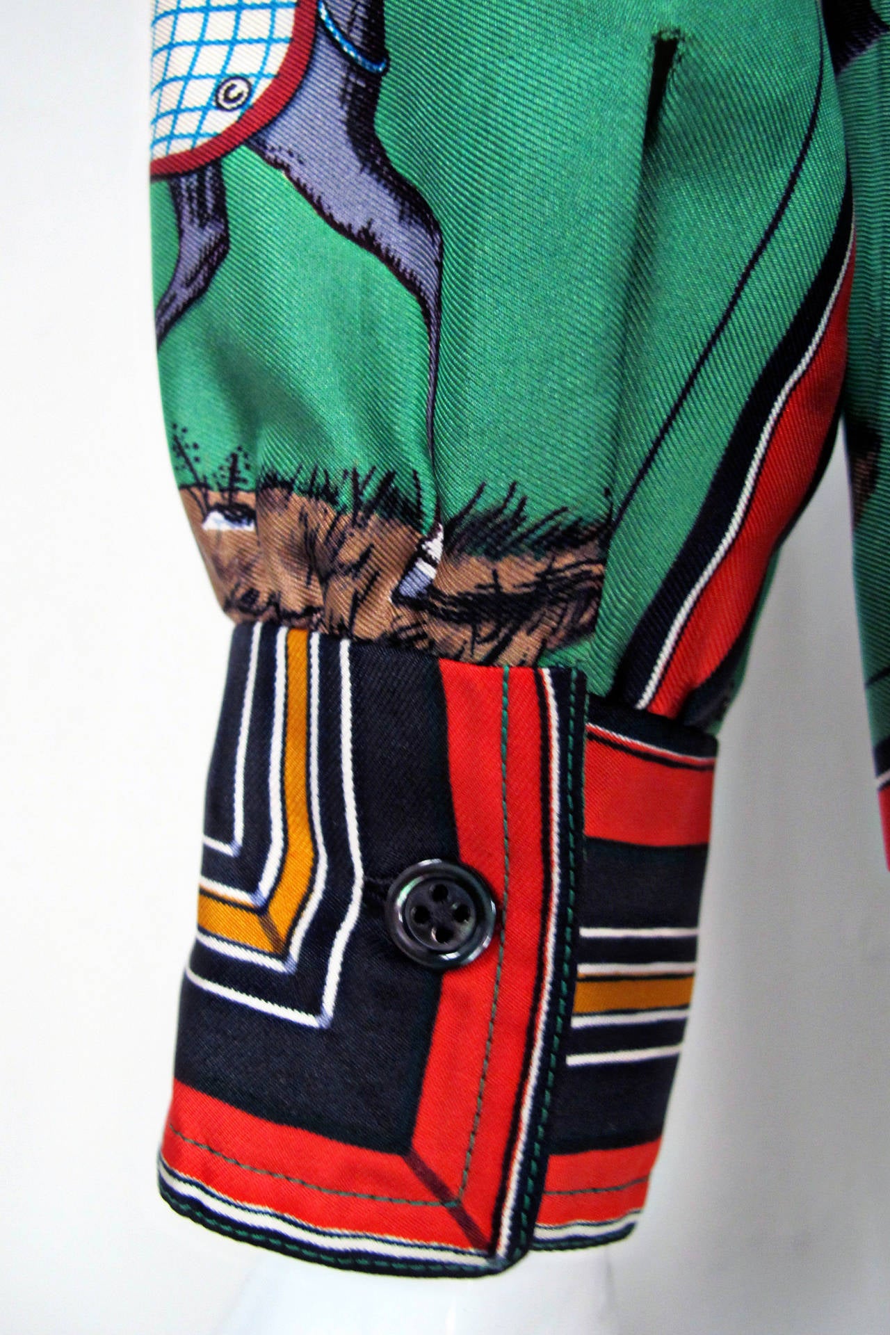 1970's Hermes Silk Blouse 