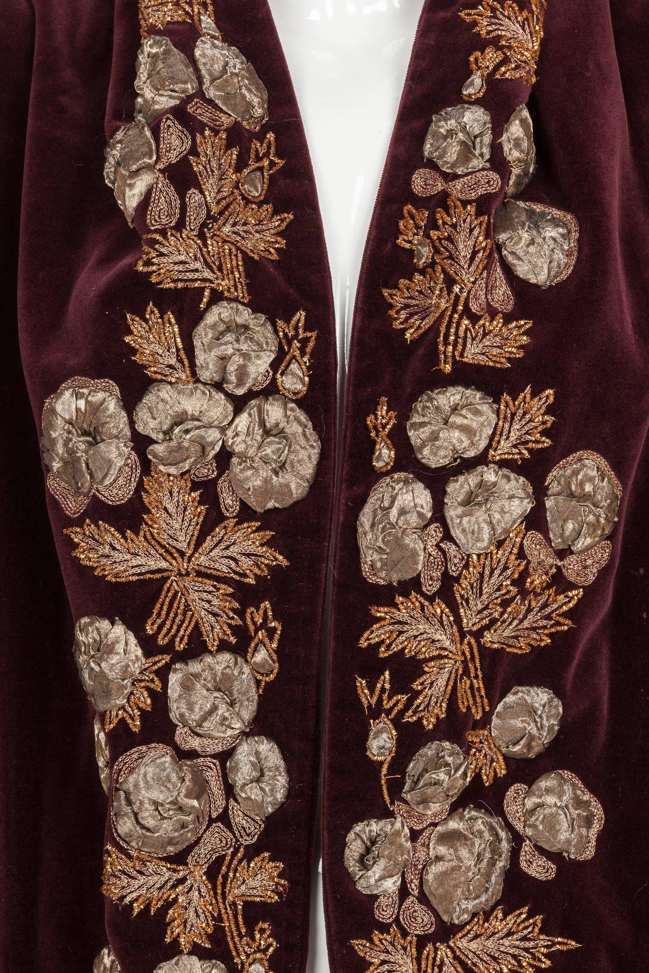 Iconic Romeo Gigli Velvet Cocoon Coat From Famed Orientalist Collection ...