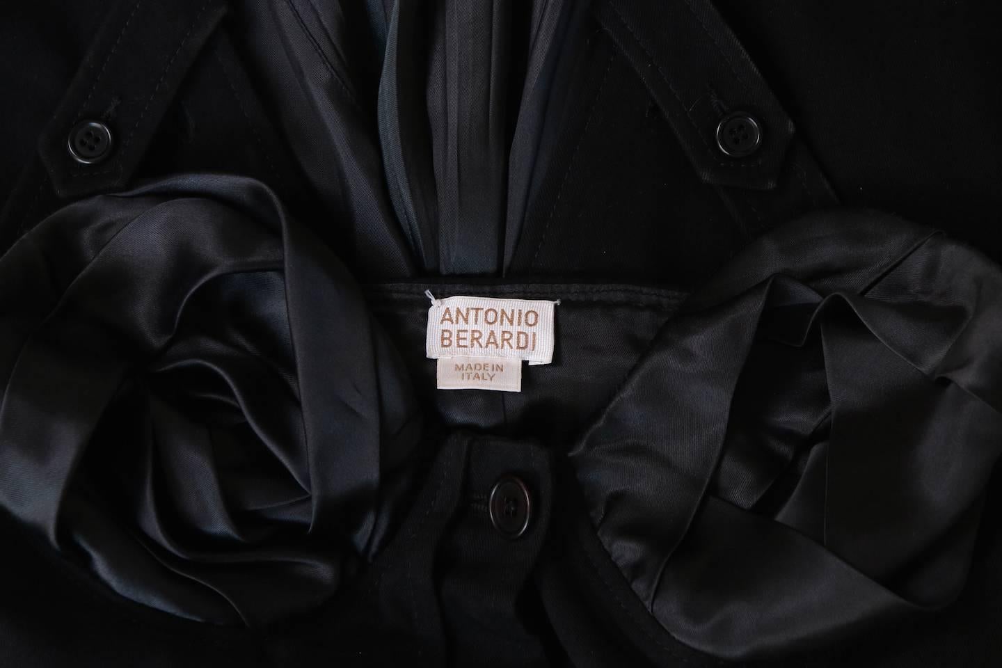 Antonio Berardi Black Strapless Belted Mini Dress 4
