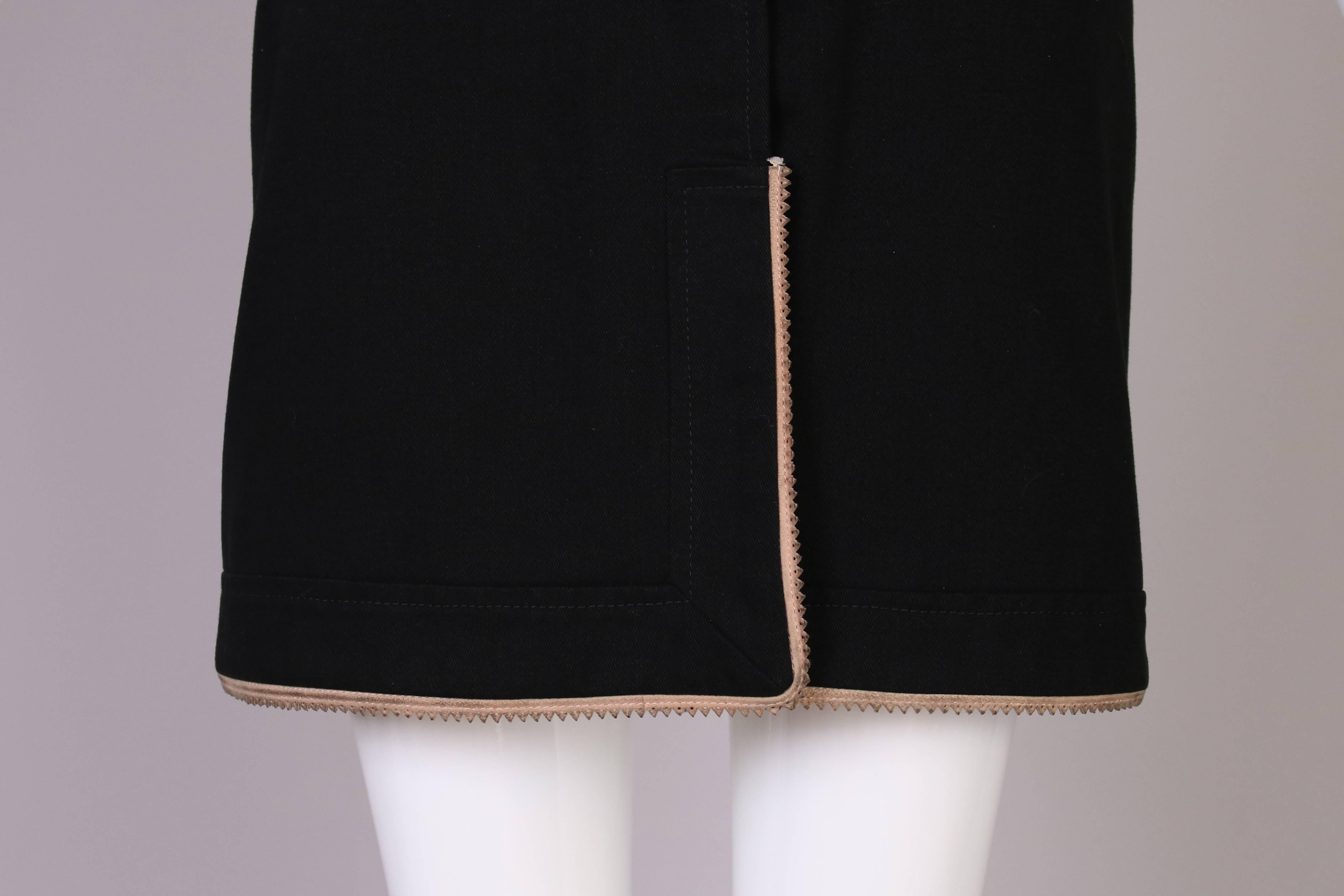 Antonio Berardi Black Strapless Belted Mini Dress 3