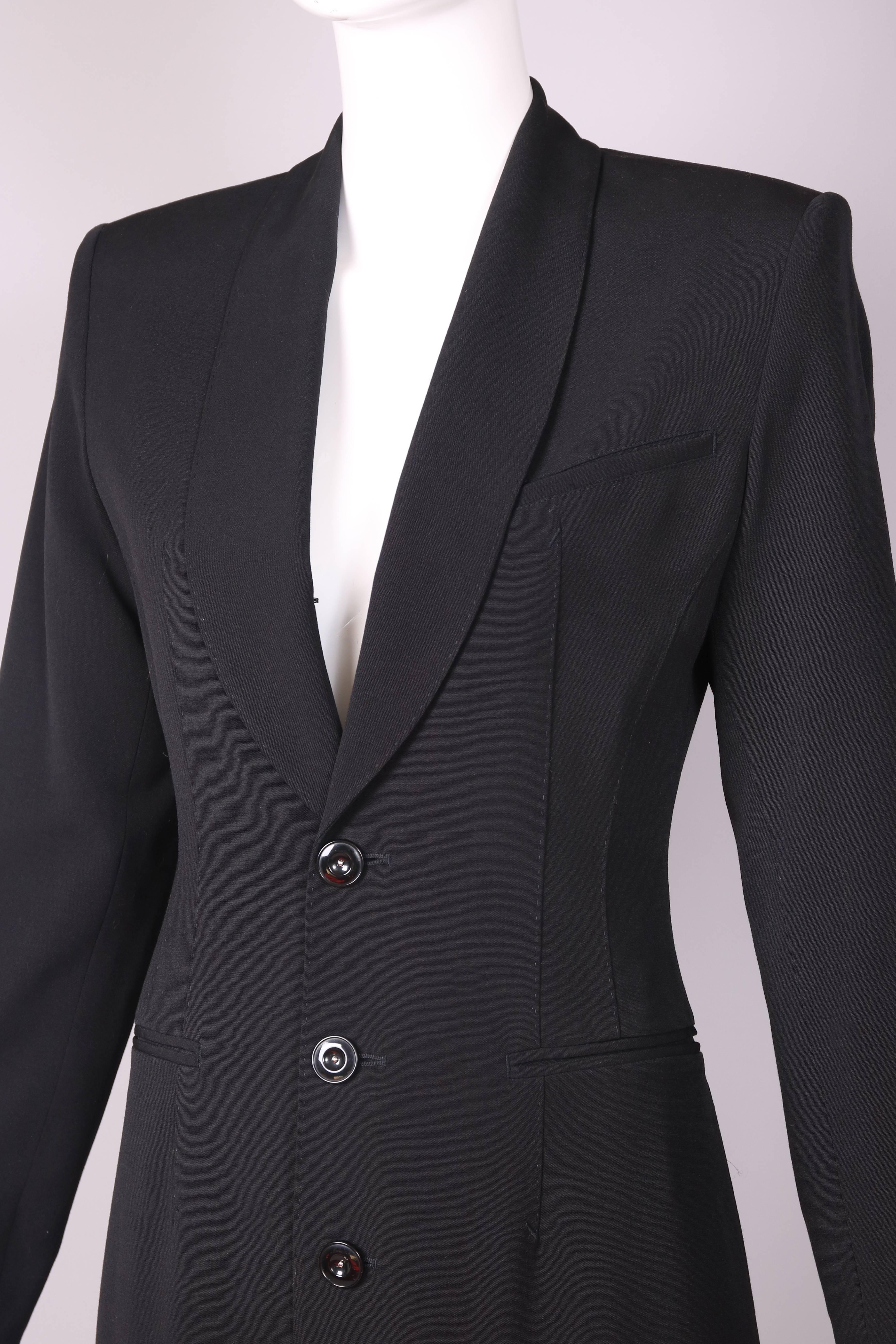 Women's Vintage Jean Paul Gaultier Tuxedo Dress/Coat
