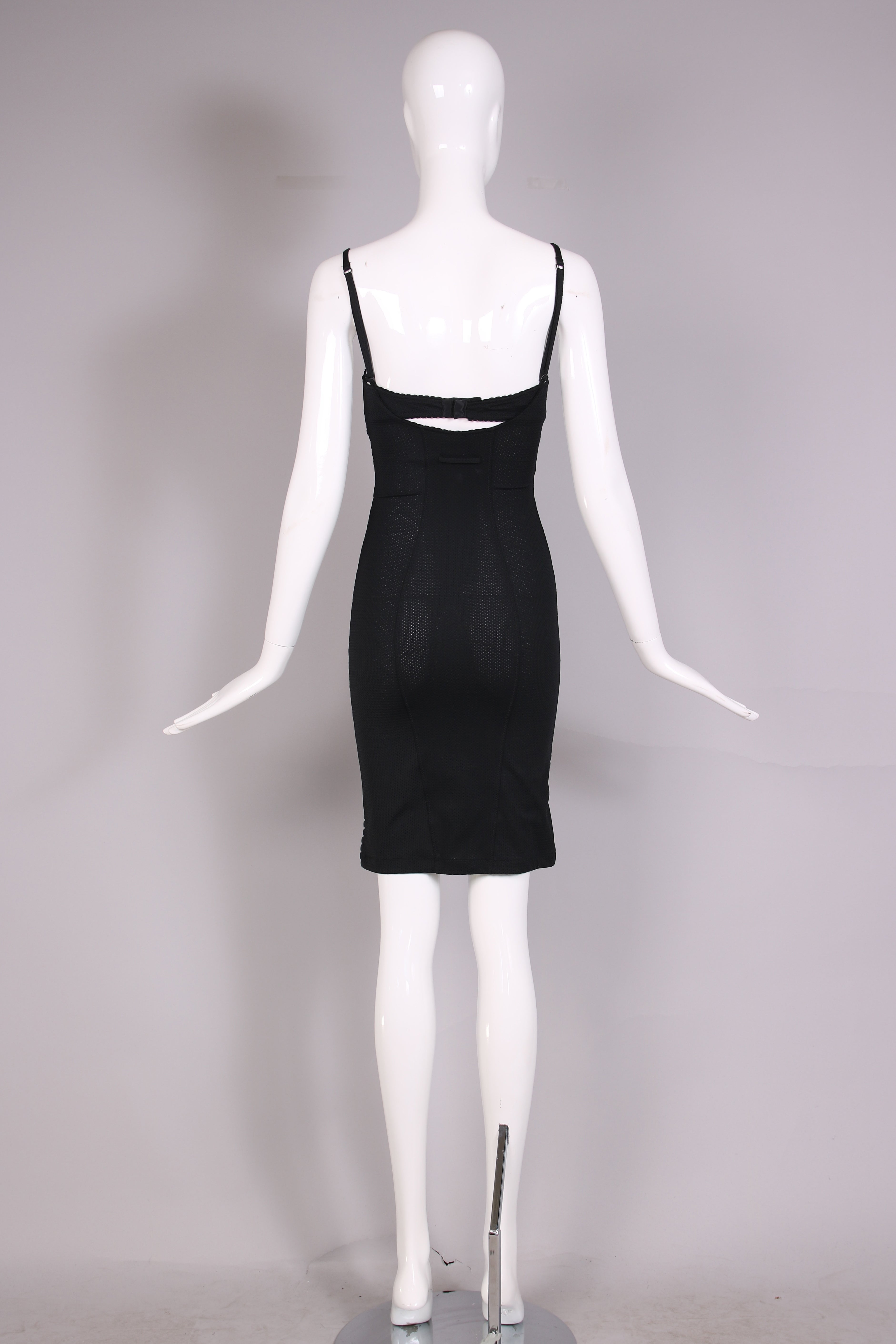 jean paul gaultier black dress