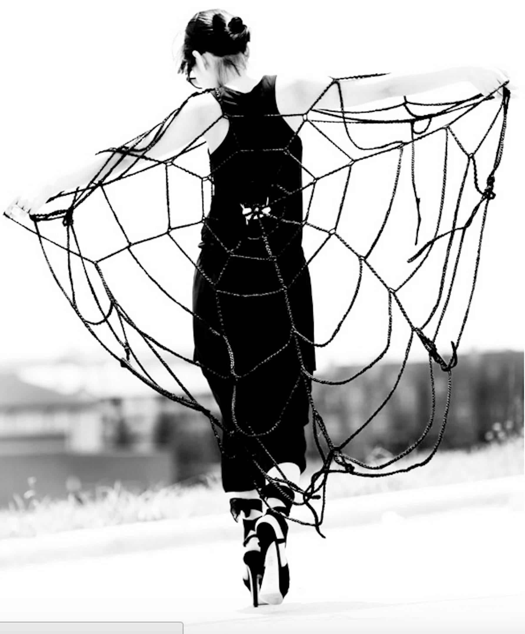 spiderweb scarf