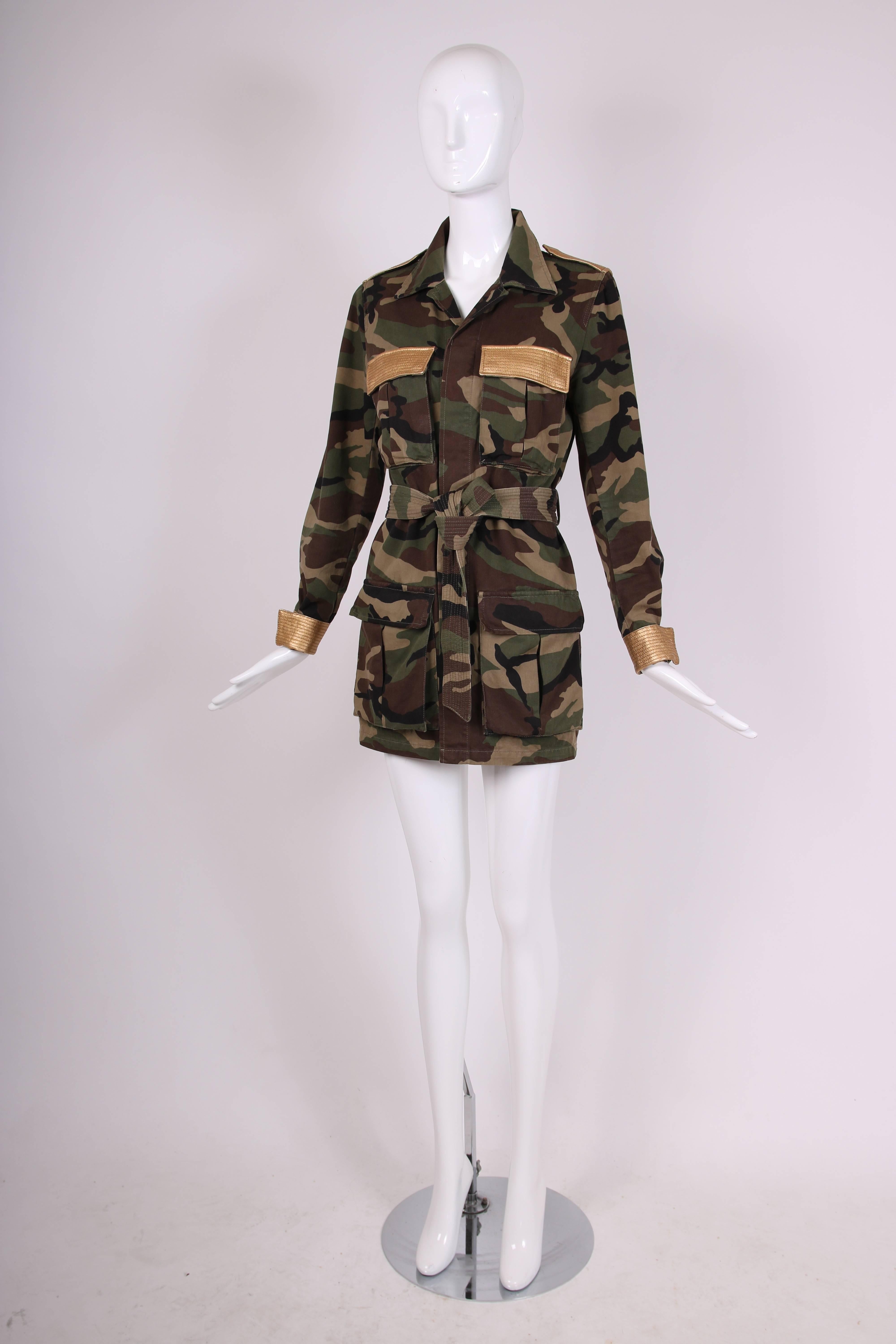 ysl camo jacket