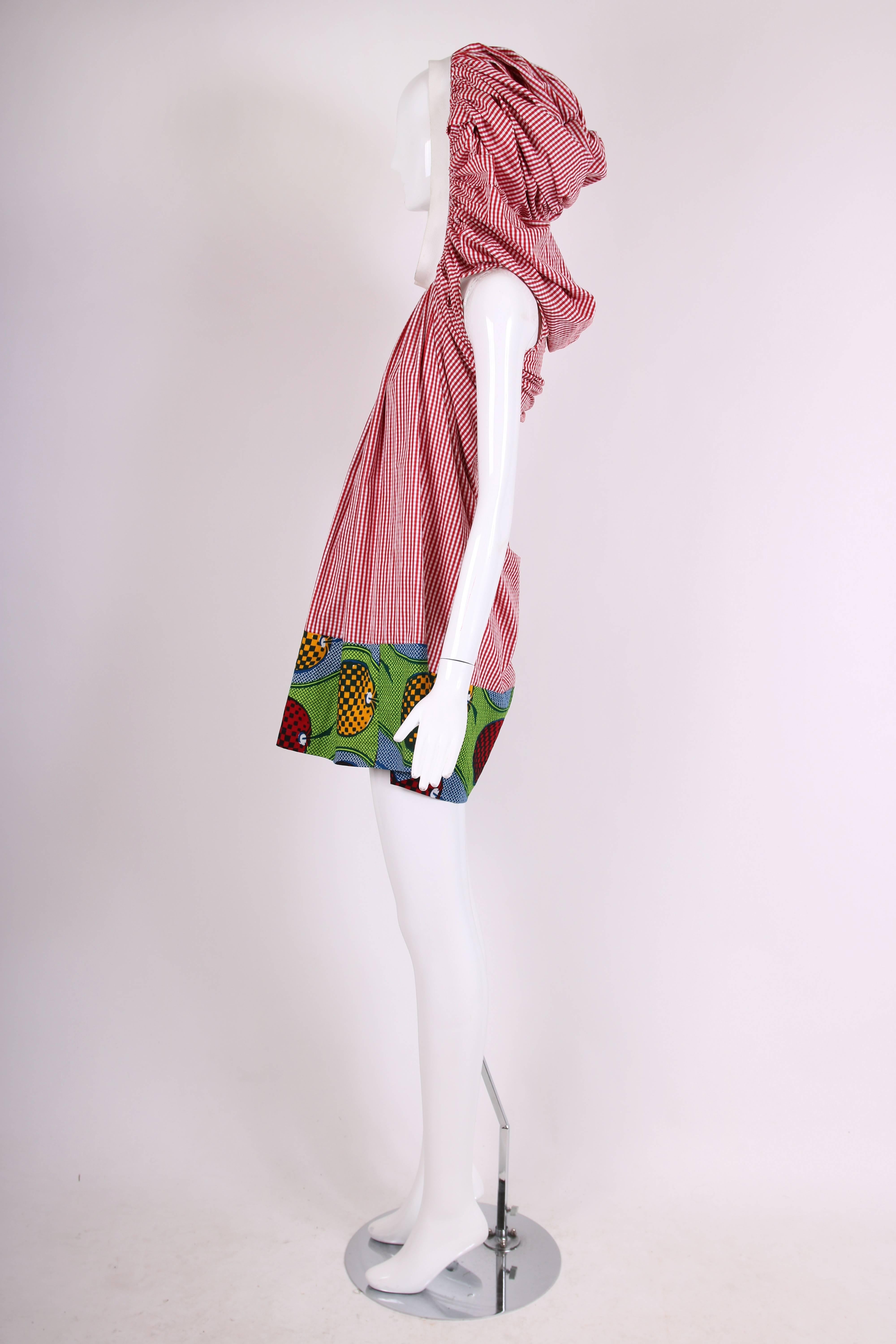 comme des garcons white dress