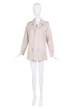 1970s Yves Saint Laurent YSL Safari Top Jacket