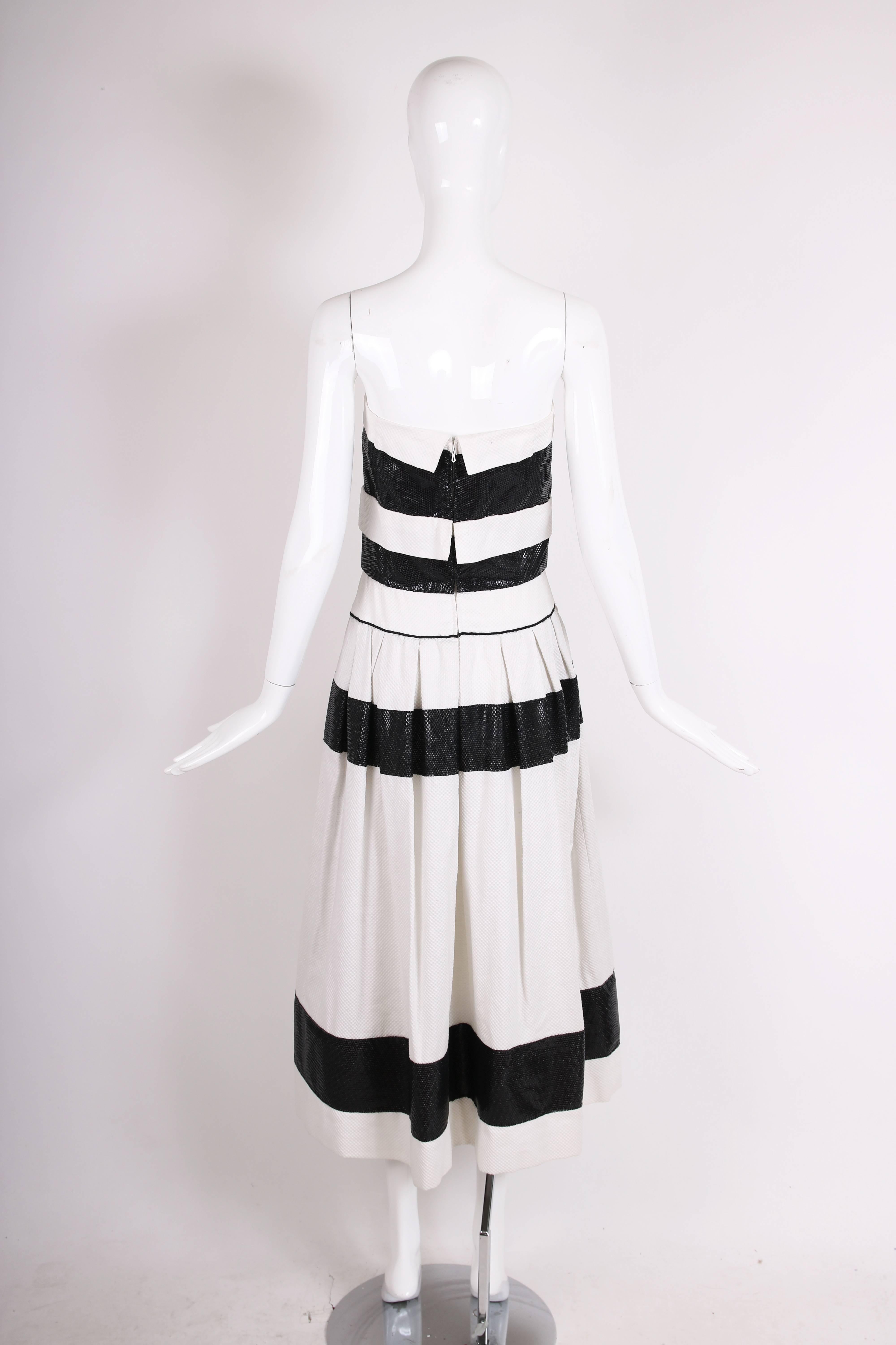 coast black and white dress