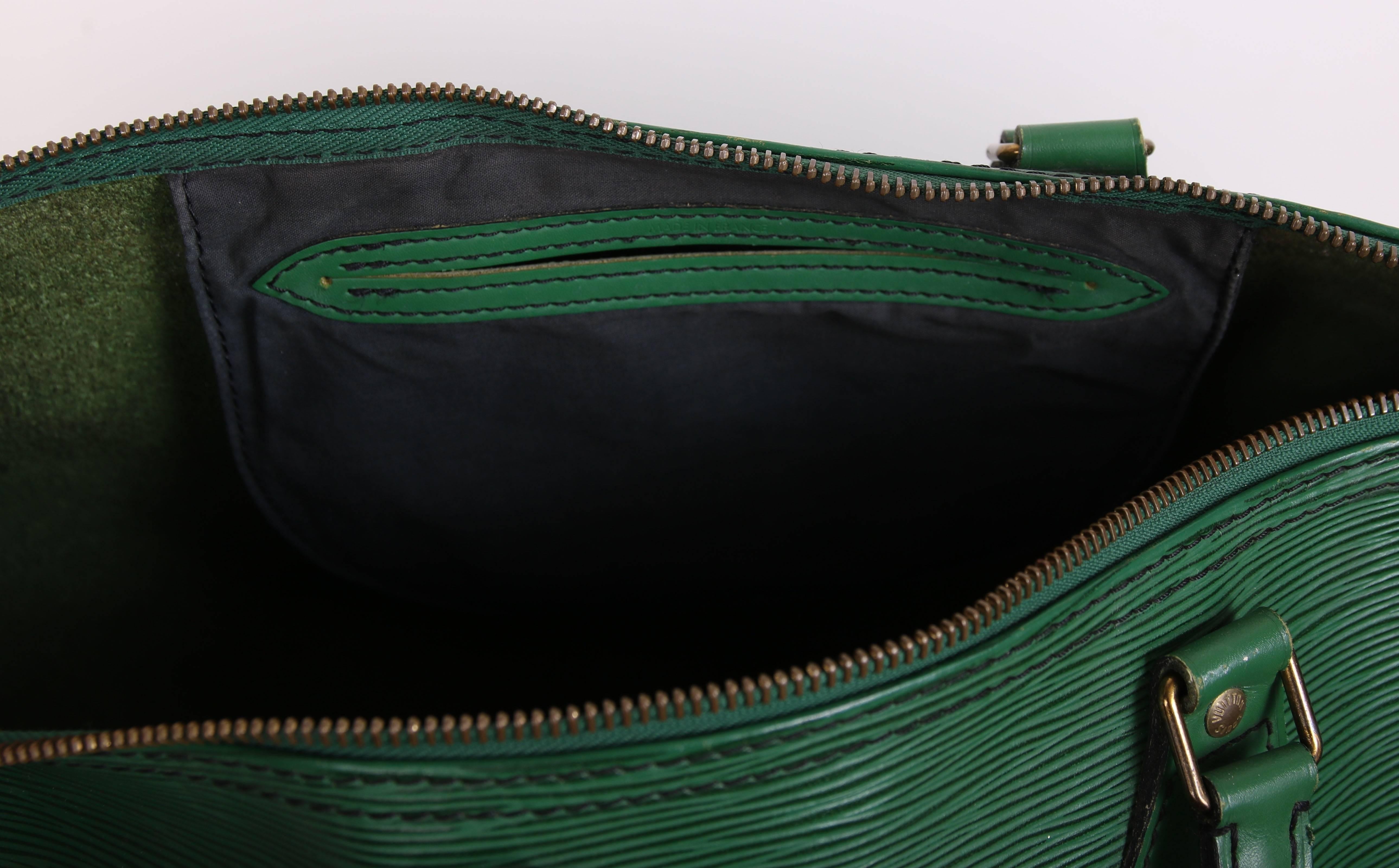 Louis Vuitton Green Epi Leather Speedy Bag, 1990  1