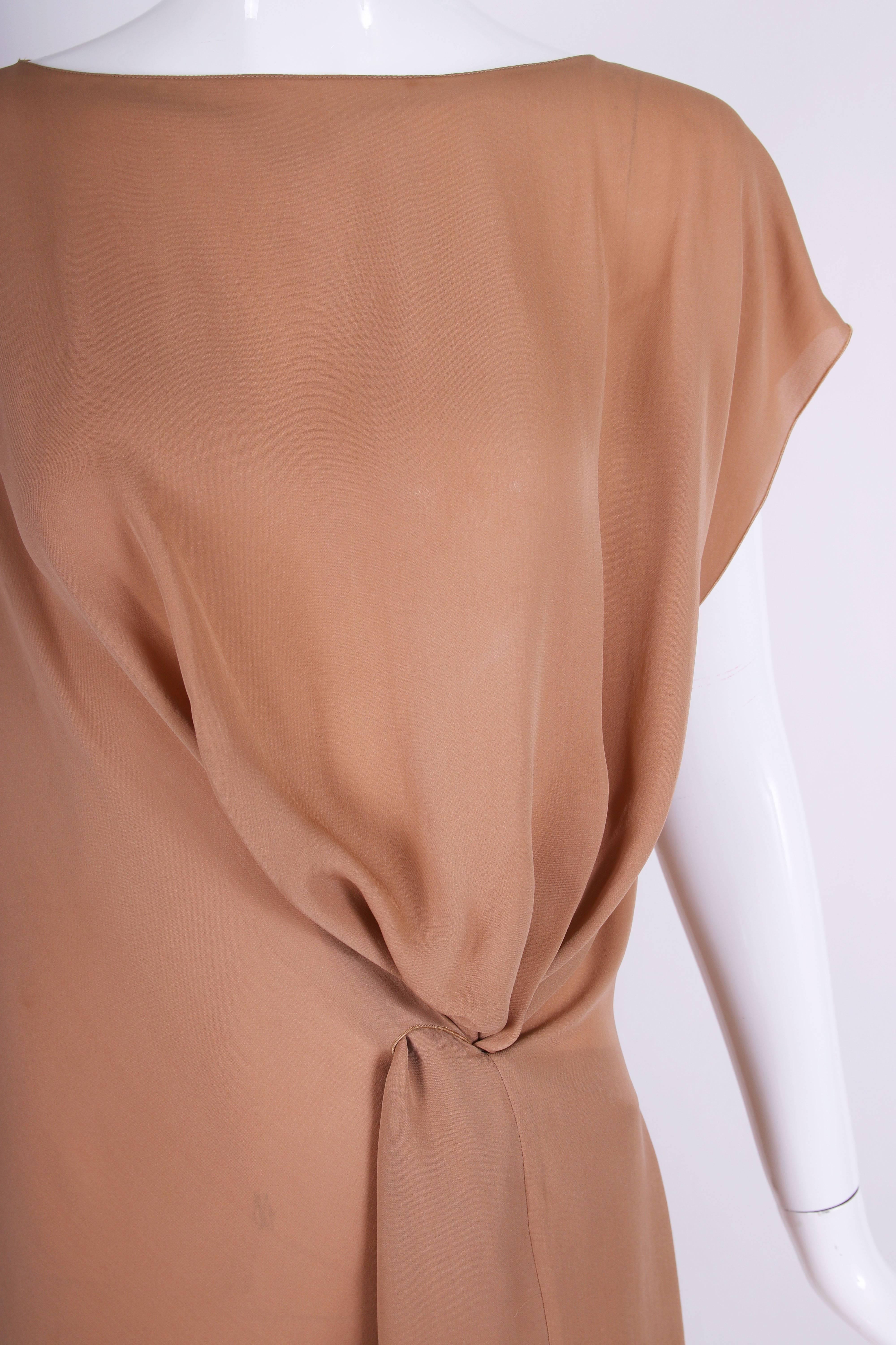 Margiela Silk Single-Shoulder Dress Tunic Top 1