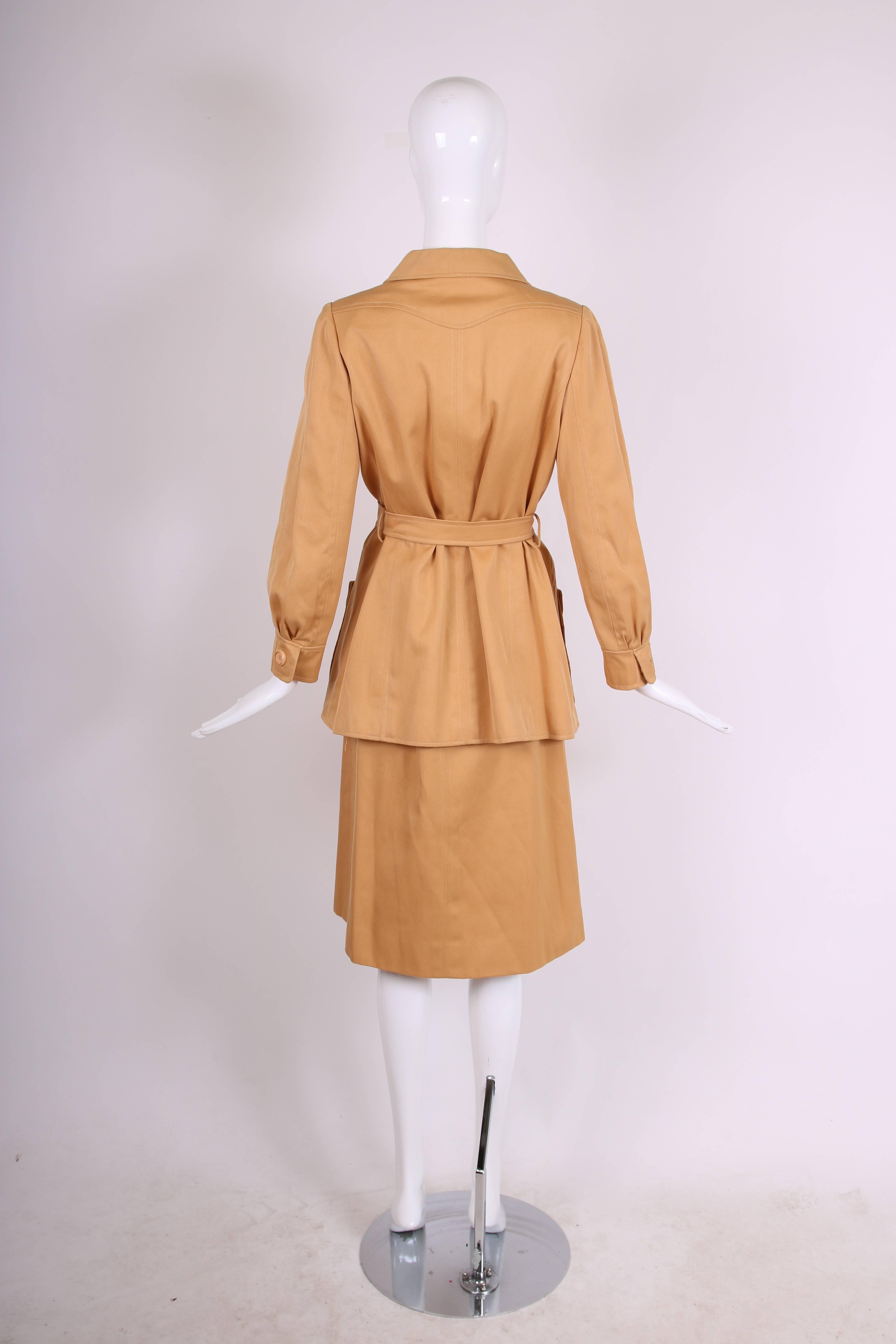 Women's Attrib. to 1970's  Ungaro Belted Jacket Top For Sale