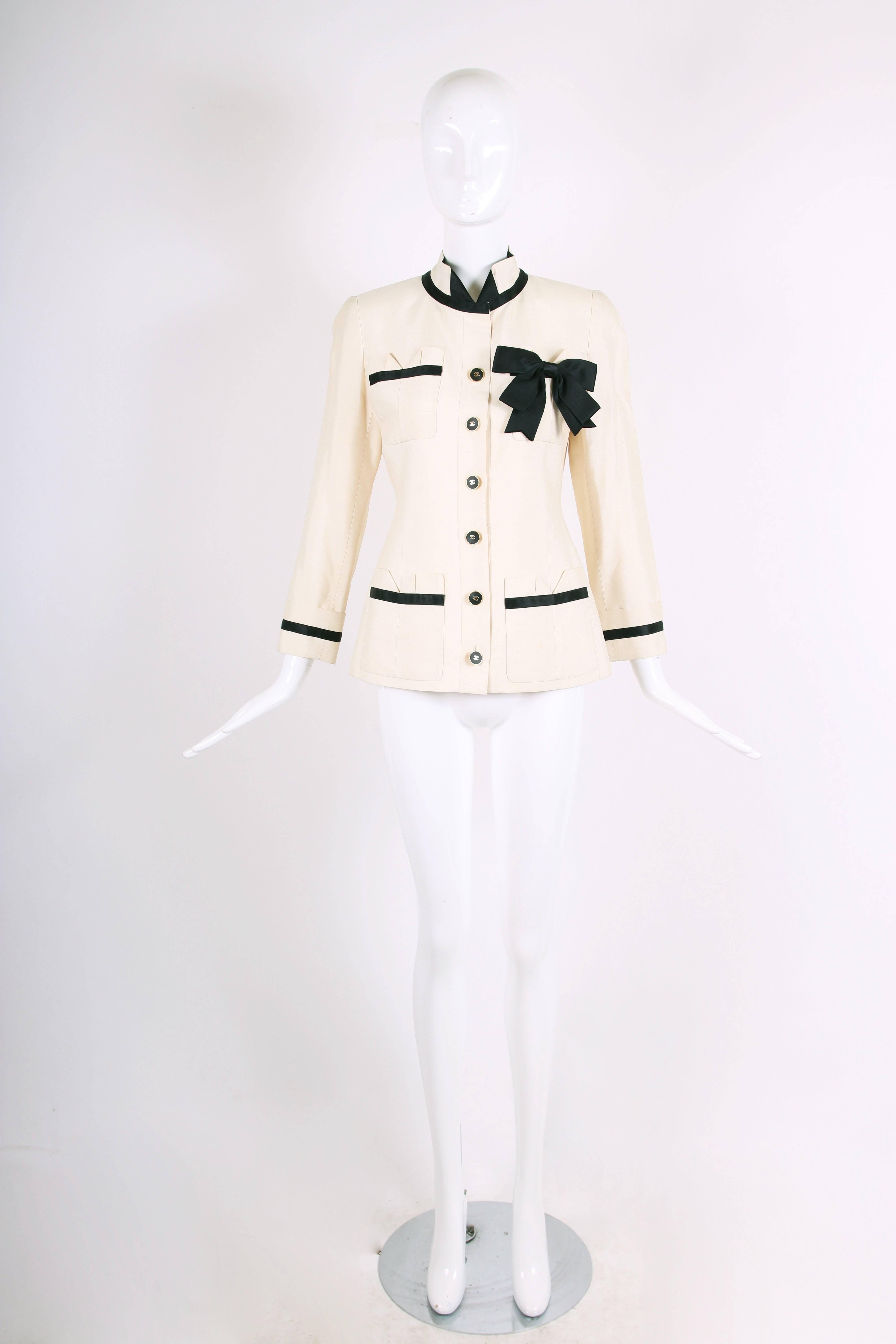 vintage chanel jacket and skirt