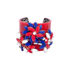 Patriot Trio;  A cuff bracelet by Katherine Alexander