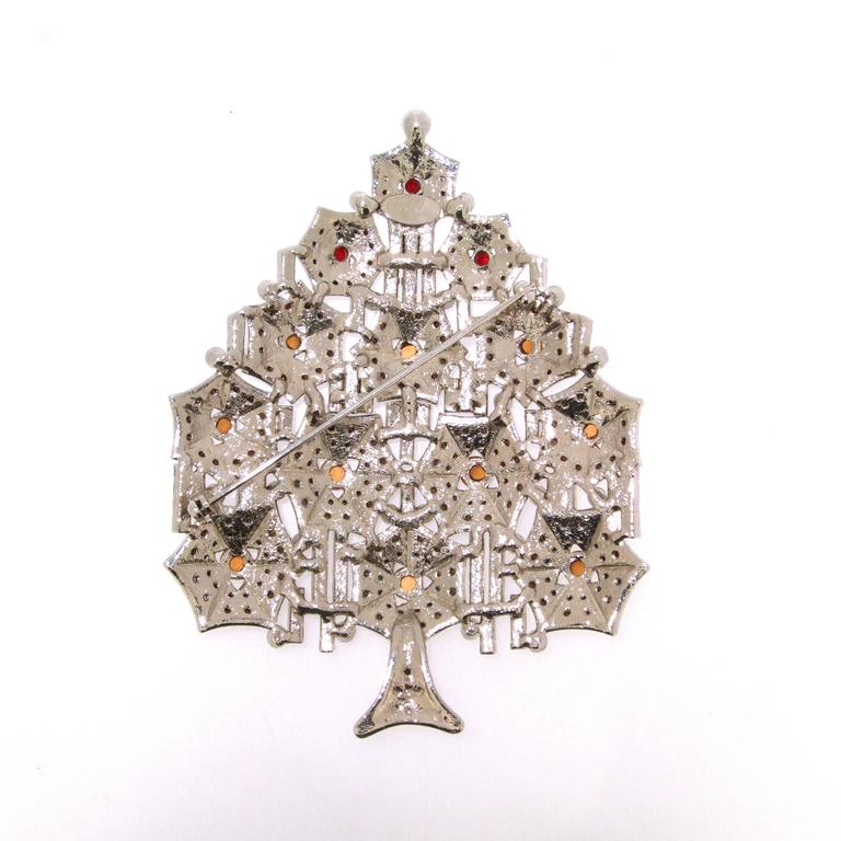 large christmas tree brooch by cristobal london for sale large christmas tree brooch by cristobal london for sale