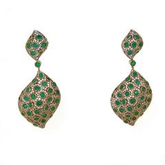 Emerald Crystal Earrings by JCM London