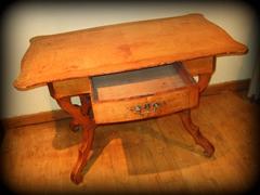 19th Century Satinwood Dressing Table Sewing Table