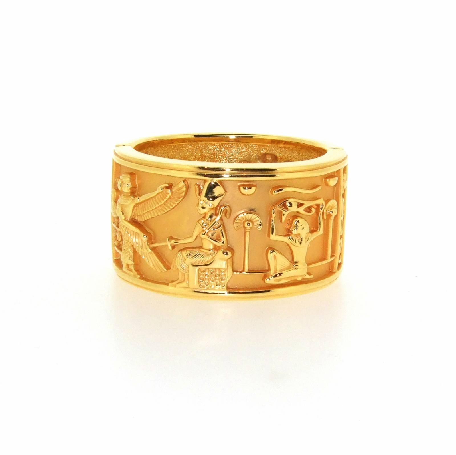 gold egyptian bracelet