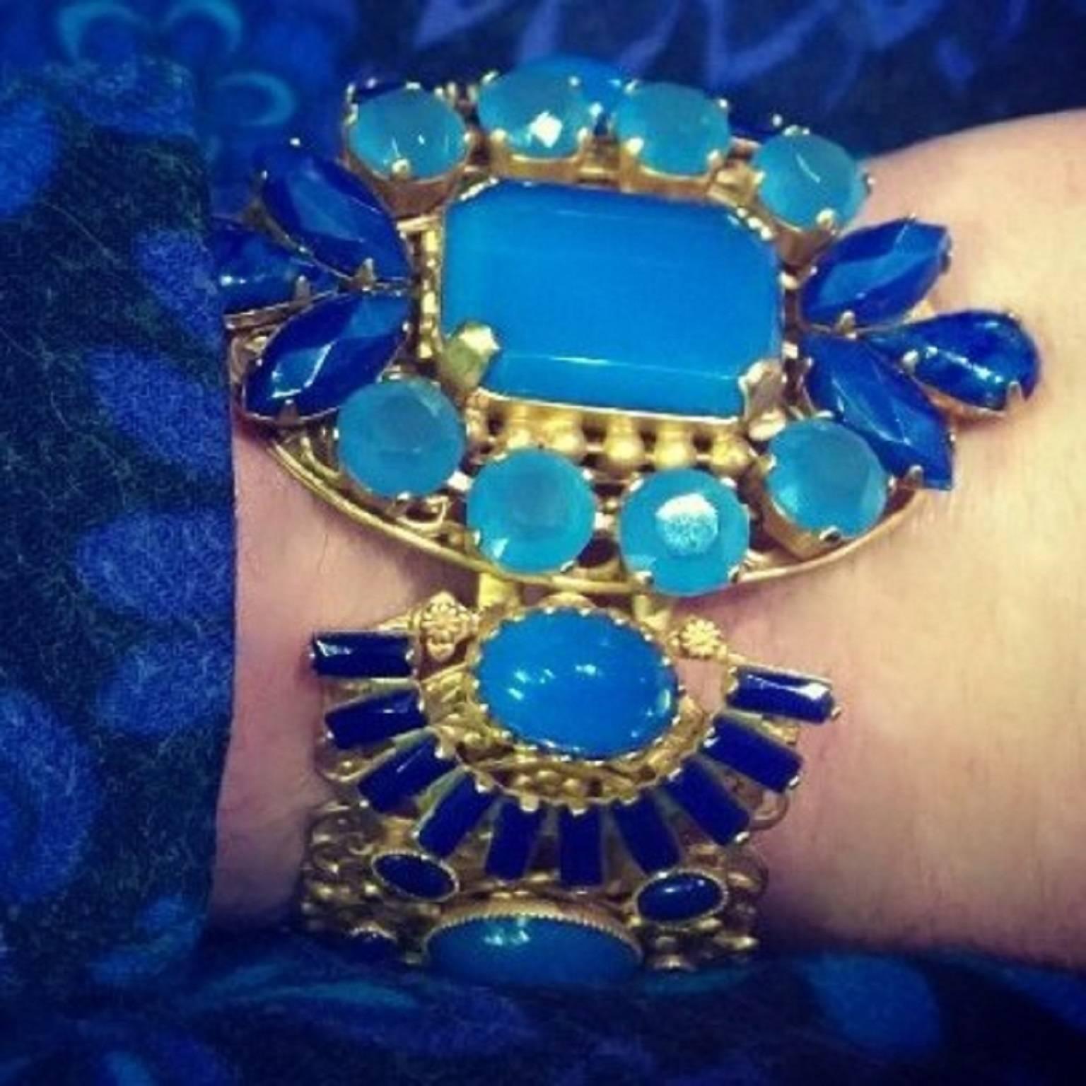 Modern Askew London Electric Blue Bracelet For Sale