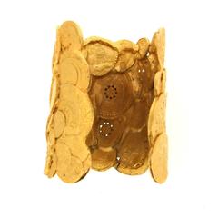 Edouard Rambaud Paris Gold Statement Cuff Bracelet