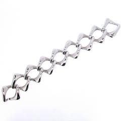 Yves Saint Laurent Sterling Silver Bracelet