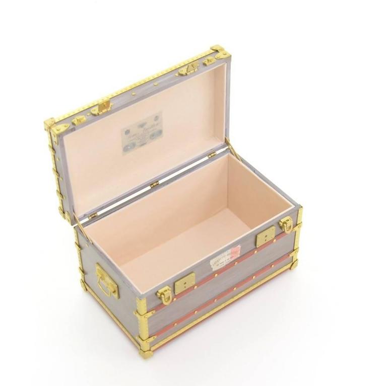 Louis Vuitton Limited Edition Malle Mini Trunk VIP Collectible Pill Jewelry  Box For Sale at 1stDibs