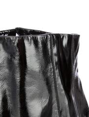 Chanel Black Patent Leather Corset Waist Belt