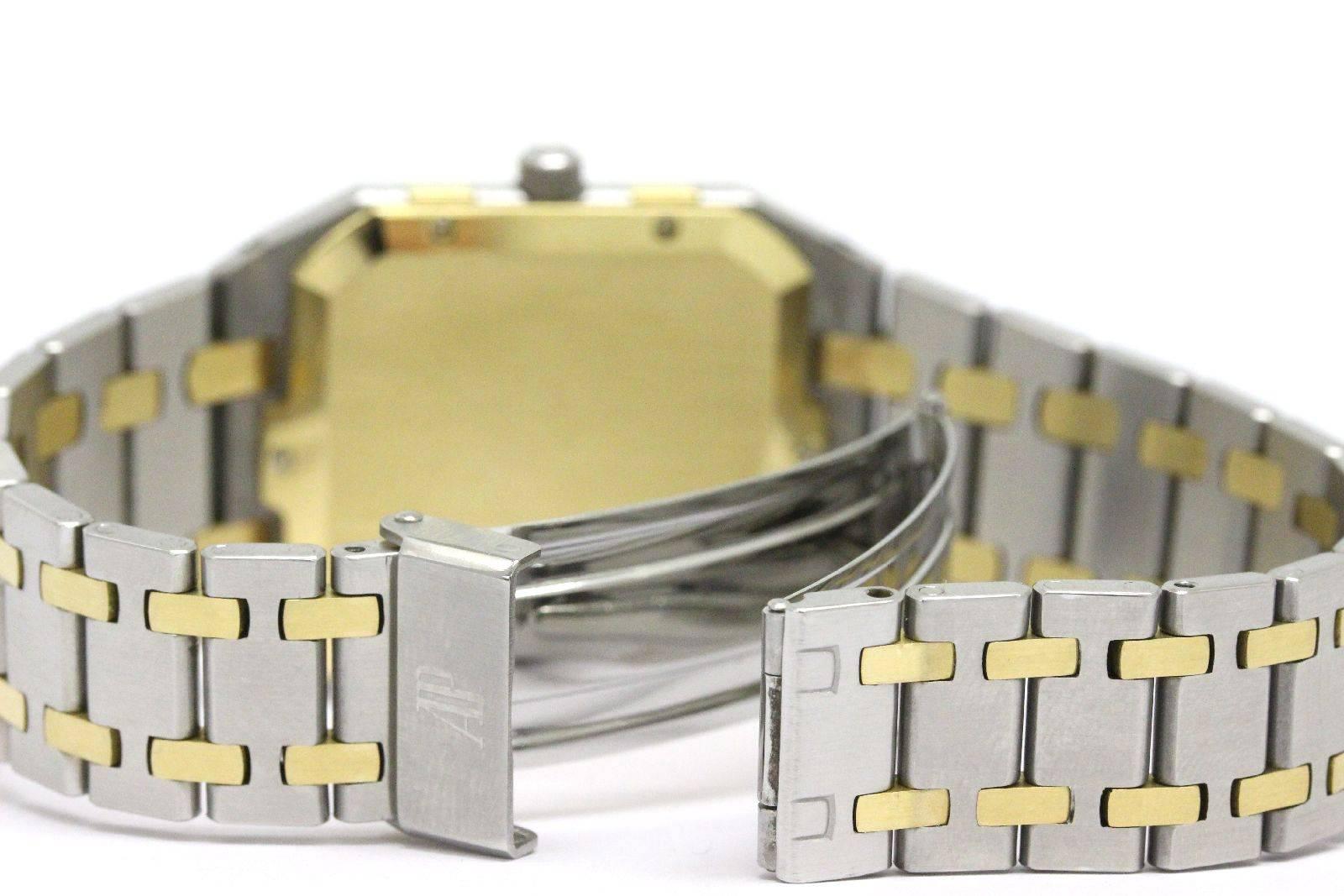 Audemars Piquet Royal Oak 18kt Yellow Gold Stainless Steel Men's Watch in Box 3