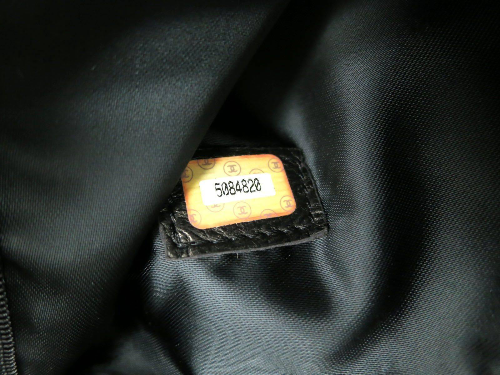 Women's or Men's Chanel Black Caviar Leather Gold Hardware Top Handle Attache Briefcase Bag