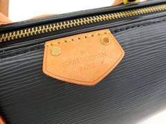 Louis Vuitton Black Epi Leather Doc BB Top Handle Satchel Bag with Accessories