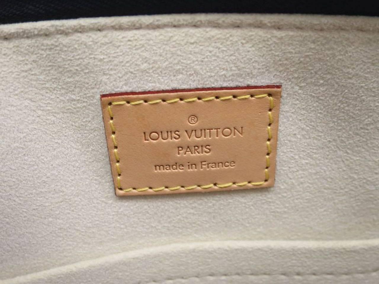 Louis Vuitton Black Epi Leather Doc BB Top Handle Satchel Bag with Accessories 3