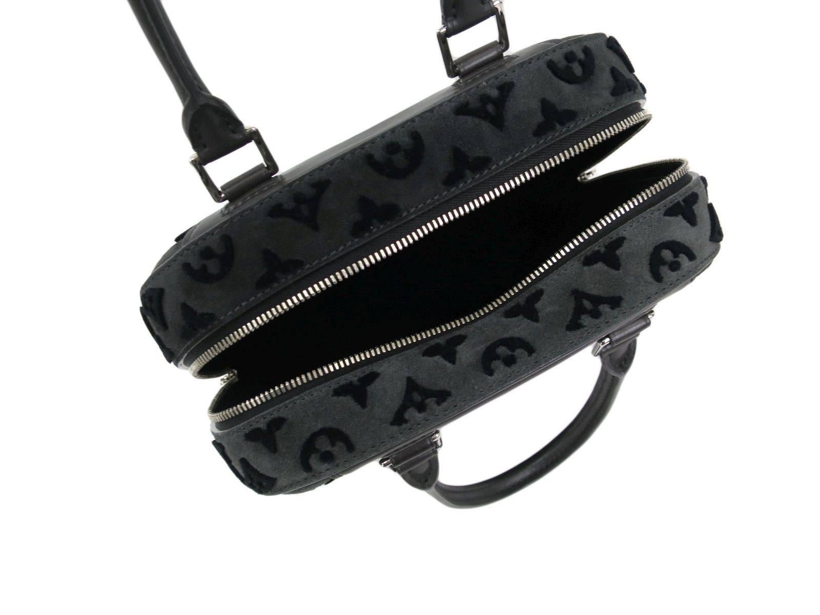 Louis Vuitton Limited Edition Black Monogram Cube Top Handle Satchel Bag  1