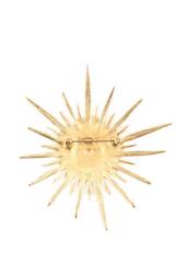 Chanel NEW Gold Metal Crystal Embellished Star CC Pin Brooch