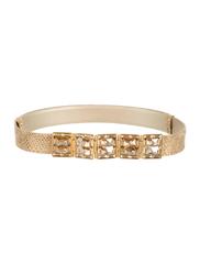 Judith Leiber NEW Gold Genuine Snakeskin Jewel Waist Belt in Dust Bag