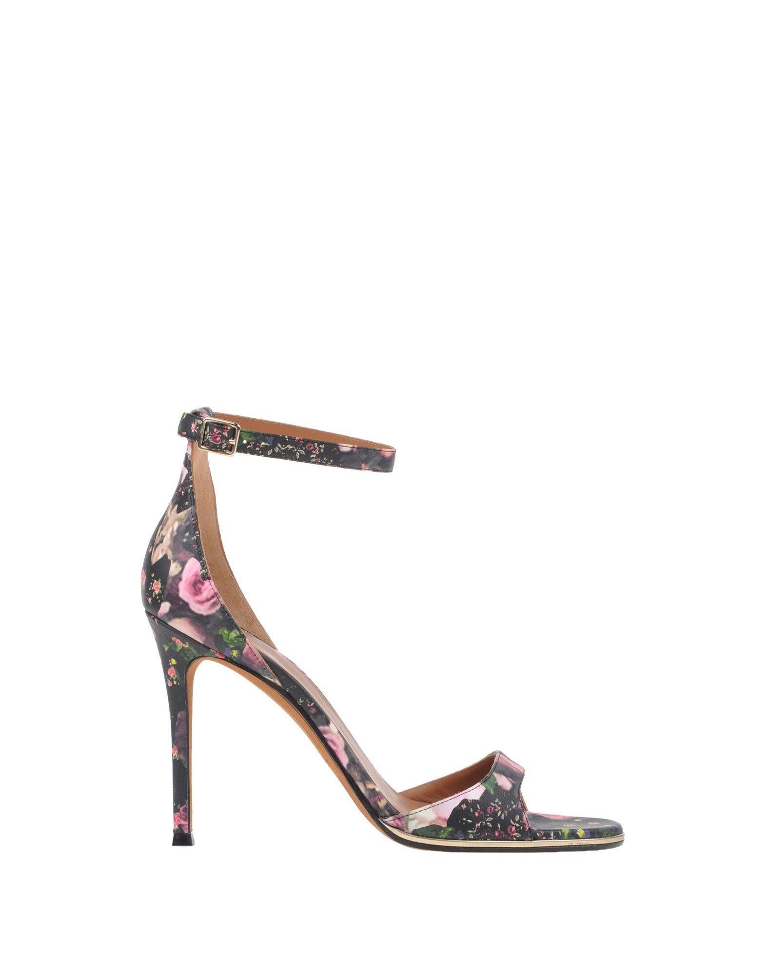 CURATOR'S NOTES

Pretty is as pretty does!  Beautiful multi-color, all-leather, lady-like Givenchy sandals with a practical and wearable heel height.

Includes original Givenchy box.

Size IT 35.5 (5.5)
Leather lining
Buckle ankle strap