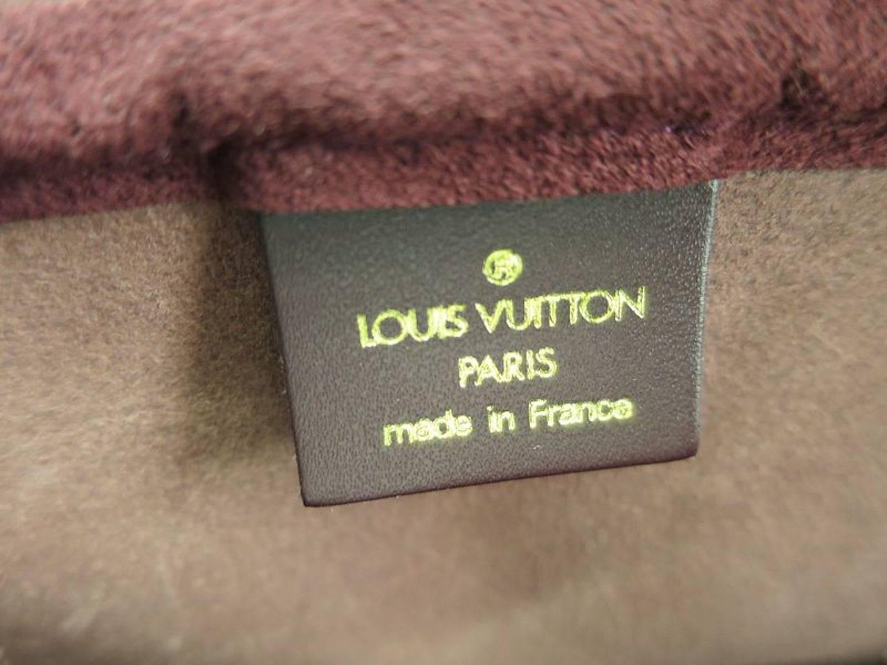 Louis Vuitton Brown Leather Men's Weekender Travel Duffle Bag 3