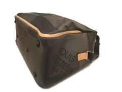 Louis Vuitton Brown Canvas Leder Herren Weekender Reisetasche Duffle Bag