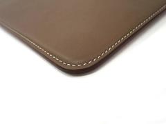Hermes Brown Leather iPad Tech Accessory Carrying Case in Dust Bag