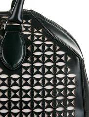 Alaia NEW Leather Laser Cut Out Top Handle Satchel Bag W/Tags