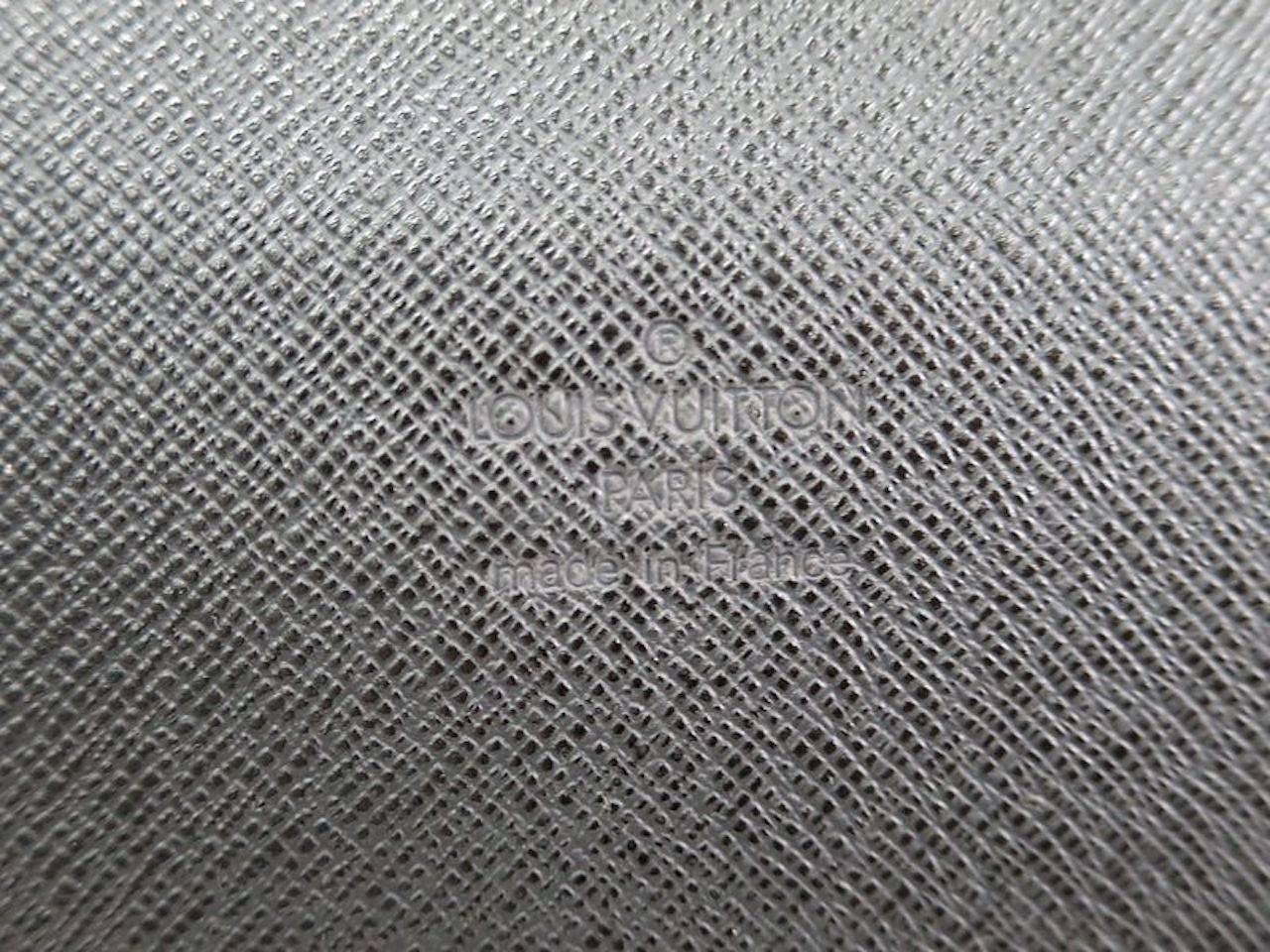 Louis Vuitton Black Epi Men's Tech Attache Envelope Document Bag Clutch Case 1