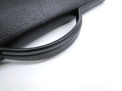 Gucci Black Textured Leather Silver Hardware Men's Attache Briefcase Bag