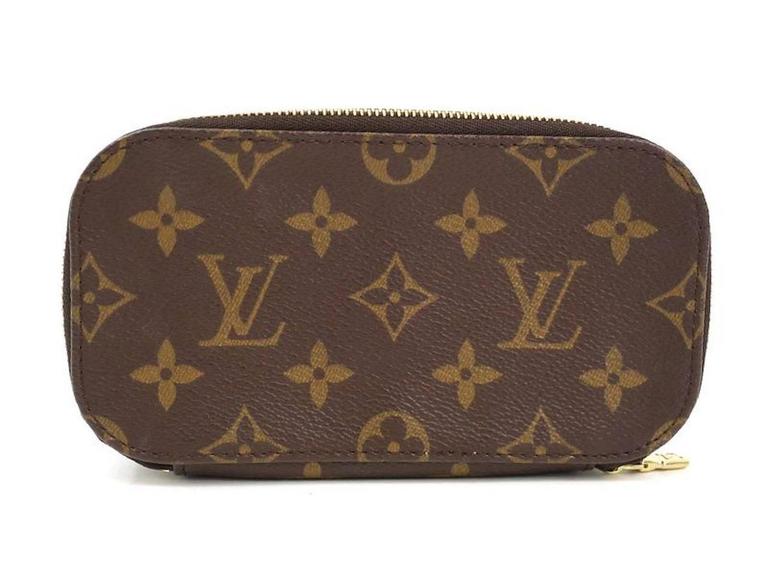 Louis Vuitton Monogram Men's Unisex Vanity Travel Grooming Cosmetic Case Bag
