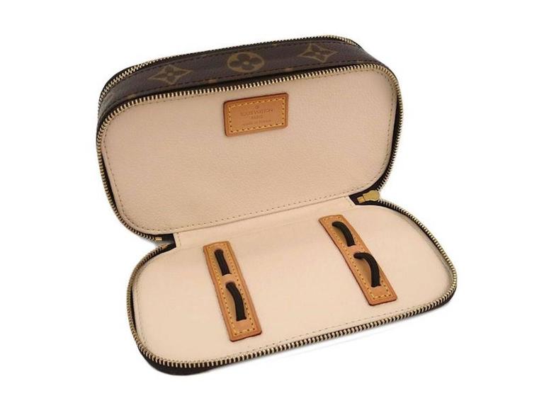 Louis Vuitton Monogram Men&#39;s Unisex Vanity Travel Grooming Cosmetic Case Bag at 1stdibs