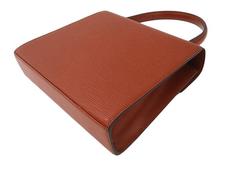Louis Vuitton Epi Leather Gold Hardware Kelly Style Box Top Handle Satchel Bag