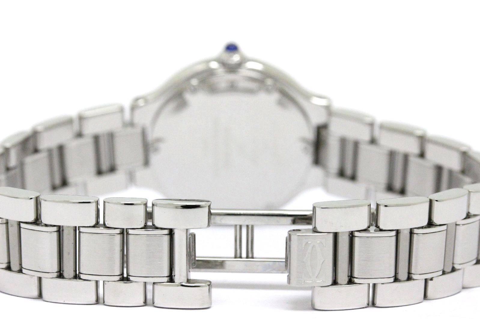 Women's Cartier Must de Cartier 21 Stainless Steel Chain Link Mid Size Watch in Box