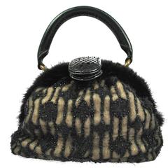 Louis Vuitton Limited Edition Monogram Demi Bead Evening Top Handle Satchel Bag 7