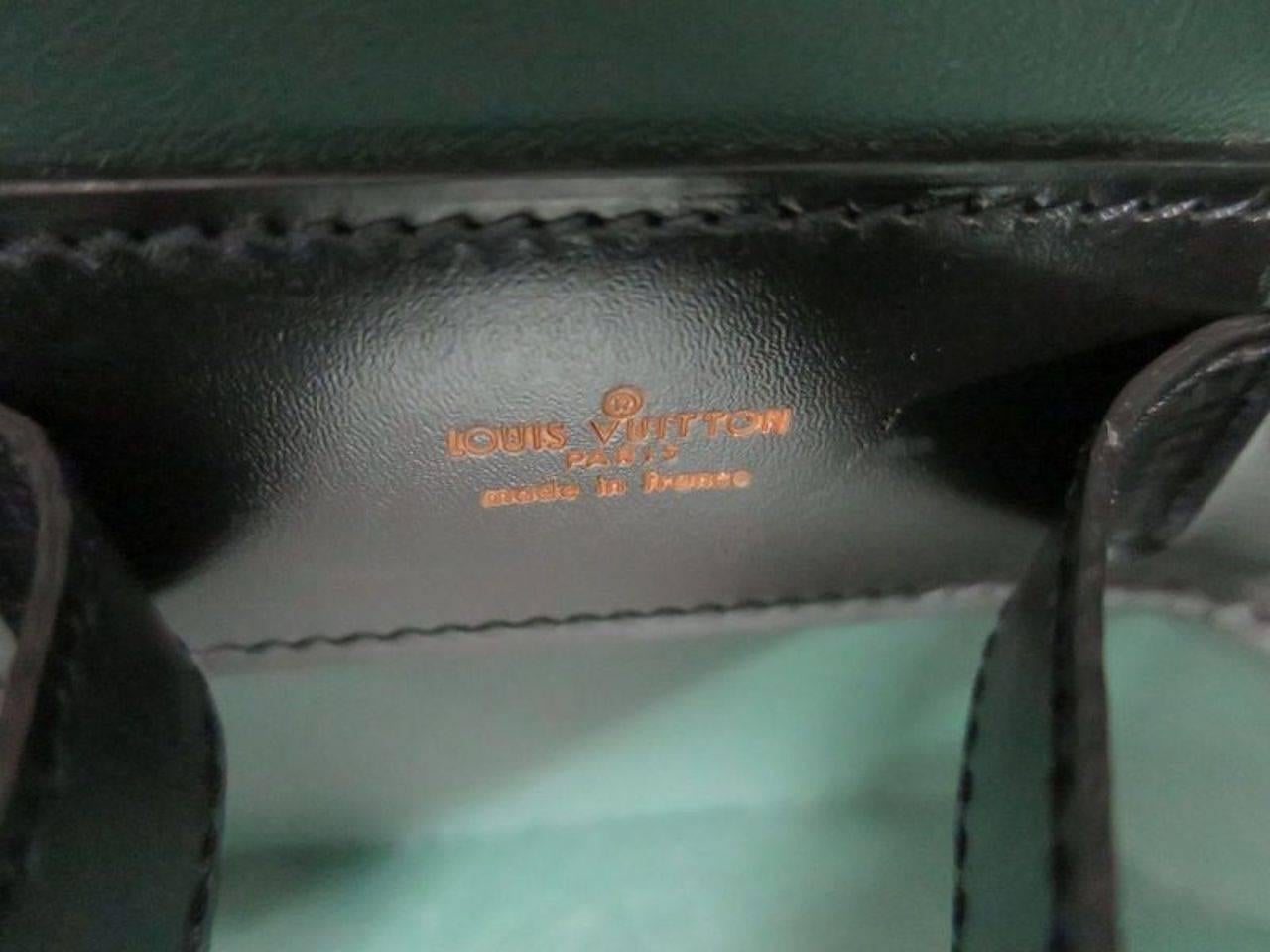 Women's Louis Vuitton Rare Limited Edition Black LV Logo Crossbody Travel Case Bag