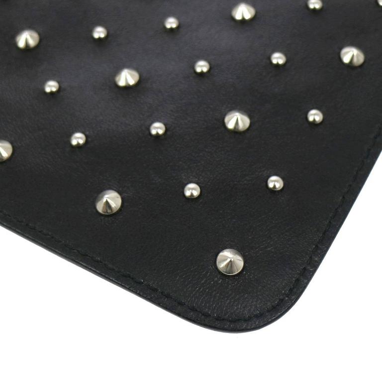 large black envelope clutch bag