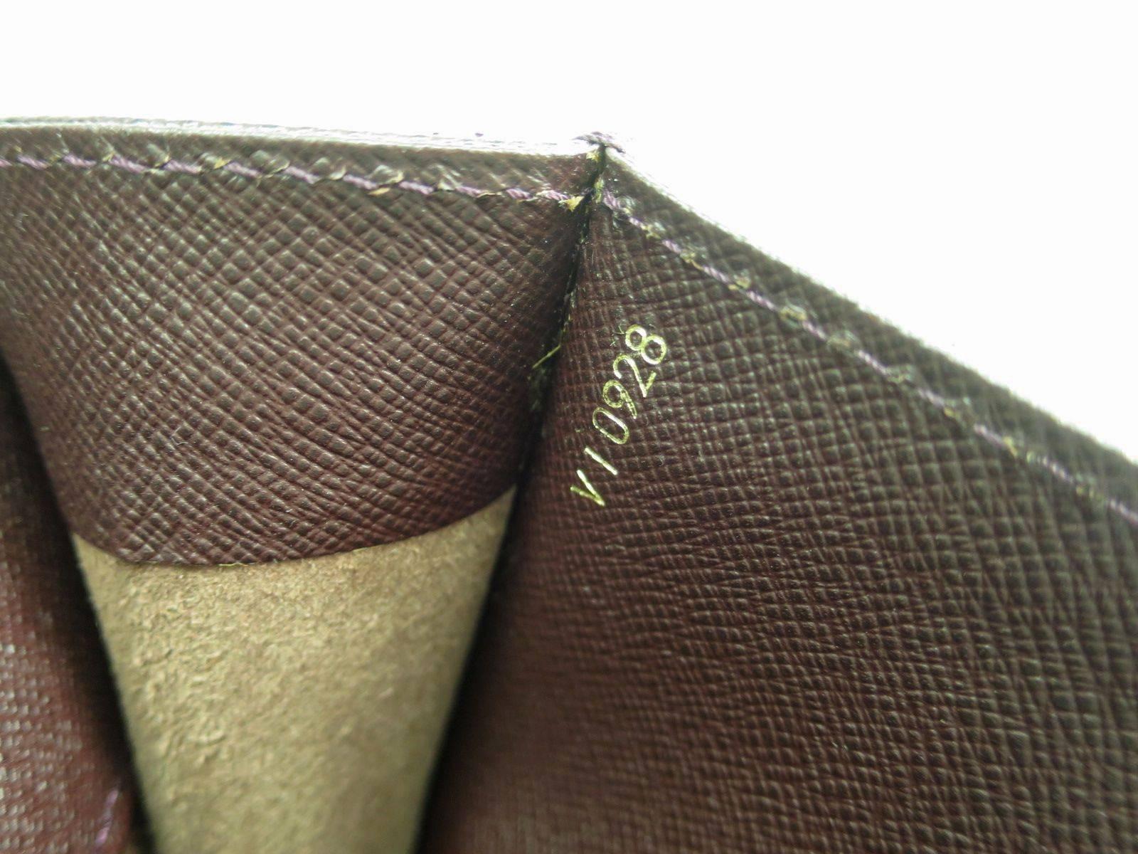 Louis Vuitton Brown Leather Gold Slide Lock Men's Briefcase Attache Business Bag 3
