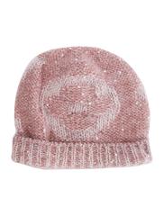 Louis Vuitton NEW Pink Monogram Flower Sequin Men Women Unisex Winter Hat